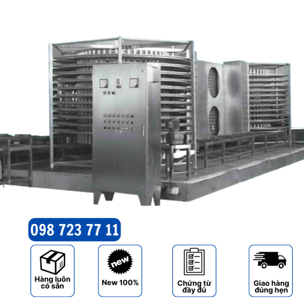 băng chuyền iqf dạng xoắn